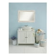 thumbnail image 2 of Alexandria White Wash Beveled Wood Bathroom Wall Mirror, 2 of 4