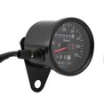 thumbnail image 4 of Compteur kilométrique de moto noir de 60 mm avec indicateur, 4 of 4