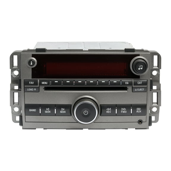 Restored 2008 Saturn Vue AM FM Radio 6 Disc CD Player w Auxiliary Input 25866725 US8 (Refurbished)