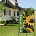 thumbnail image 4 of Spring Summer Sunflower Garden Flag 28x40 Inch Double Side for Outdoor Courtyard Garden Decor Flowers Welcome Holiday Flag for Outside Decoration, 4 of 6