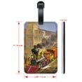 thumbnail image 2 of Currier & Ives Train - Luggage ID Tags / Suitcase Identification Cards - Set of 2, 2 of 5