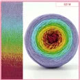 thumbnail image 3 of 350g/Ball Multicolored Linen Thread Gradient Long Dyed Cake Thread 1000m Rainbow Thread Handmade DIY Hat Shawl Scarf Material (076), 3 of 7