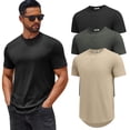 thumbnail image 6 of COOFANDY Mens Polo Shirt Casual Short Sleeve Button Collared Polo Golf Shirt Pocket Soild Cotton Tees T Shirt, 6 of 6