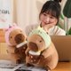 thumbnail image 4 of Peluche de capibara kawaii: un adorable regalo de dinosaurio transformable, con forma de unicornio y conejo, suave y tierno, 30-40 cm, perfecto para niños y coleccionistas., 4 of 5