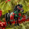 thumbnail image 3 of Kbndieu Christmas Ornaments Christmas Tree Decorations Acrylic Horse Pendant Christmas Tree Ornaments for Home, Office and Cars Decor, Christmas Gifts for Parties Holiday, 3 of 6
