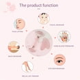 thumbnail image 4 of Natural Jade Face Roller Gua Sha Scraper Set Face Neck Body Skin Care Beauty Tool Portable Rose Quartz Facial Massager Tool, 4 of 7