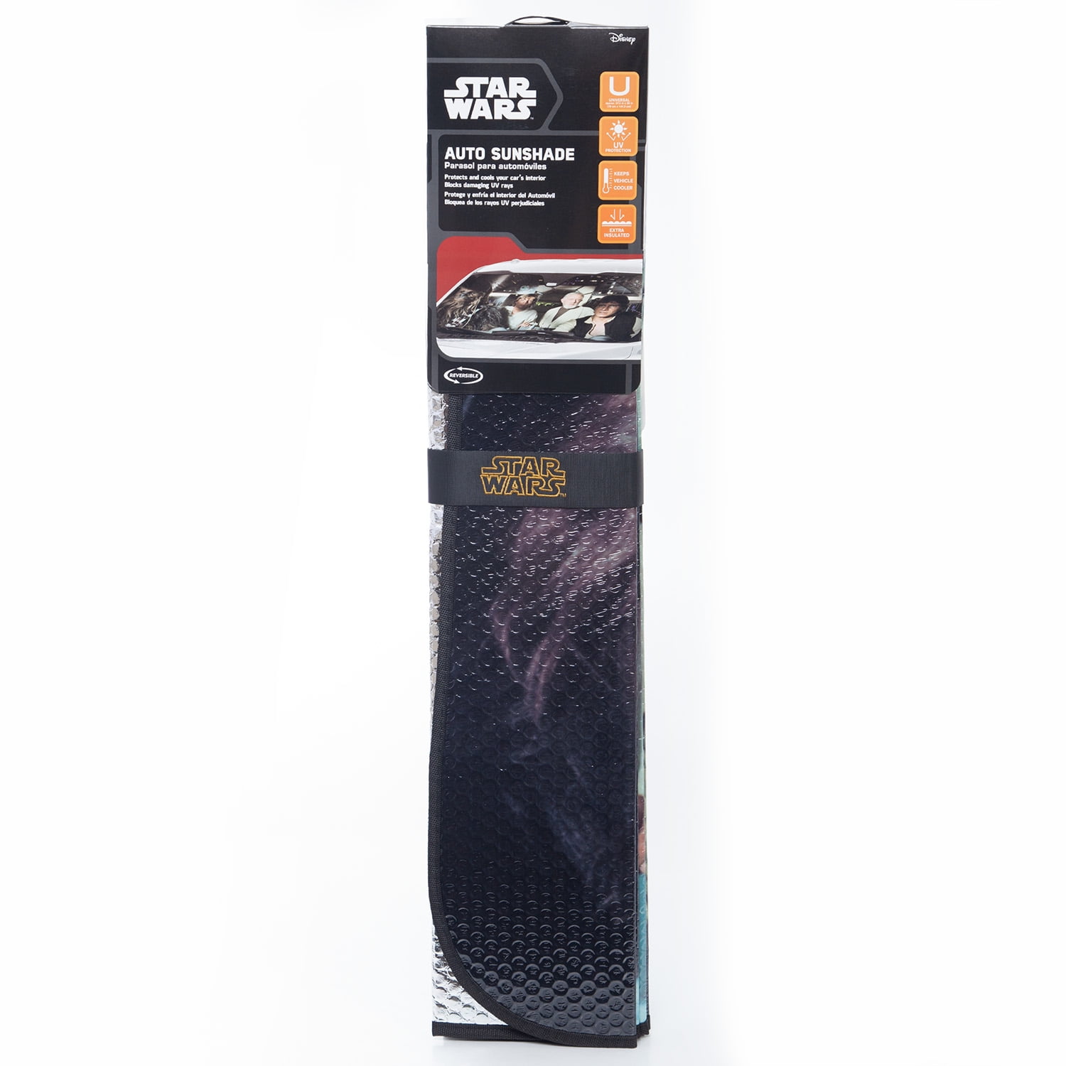 Plasticolor Star Wars Millennium Falcon Universal Fit Auto Sunshade, 1 Piece