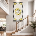 thumbnail image 3 of Canvas Wall Art, Summer Lemon Framed Canvas Prints for Hallway Bedroom, Farmhouse Black Check Plaid Vintage Oversized Gallery Wrapped Wall Decor for Home Office, Gifts, 24"x48" Ship Next Day, 3 of 7