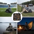thumbnail image 6 of Library Books Magic Cool Foldable Seat Cushion for Bleachers, Stadium Seats, Camping & Outdoor Events, Portable Lightweight Pad with Carabiner, 6 of 6