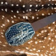 Montana Silversmiths Men's Matched Pair Deer Buckle Silver One Size
