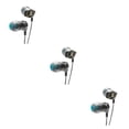 thumbnail image 3 of jesticaly In-ear Earphone Universal Simple Clear Cellphone Noise Isolating 3.5mm Wired Headset Accessories Audio Fitting 1.2m 3Set, 3 of 6