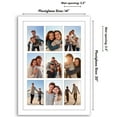 thumbnail image 4 of Americanflat 4x6 Collage Picture Frame with Shatter-Resistant Glass Fits 9 use as One 14x20 Frame Signature - White, 4 of 8