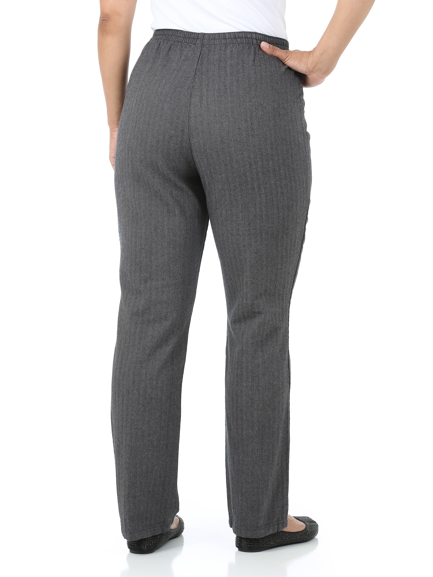 Chic Women's Plus-Size Pull-On Pants - Walmart.com