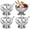 9oz, variant on 4 count Stainless Steel Dessert Bowls, Ice Cream Cups 9oz Footed Dessert Cups Mini Desserts Bowls for Sundae Parfait Yogurt Pudding Cake Salad Snacks Kitchen Party Use, Dishwasher Safety