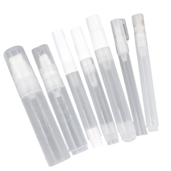 7 Part Artist Grade Refillable Brush Drum Set Not Slip Handle For Detailed Painting