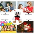 thumbnail image 6 of Mojoyce Cuphead Plush Toy 10-in Stuffed Doll Funny for Game Fan (2Pack Blue+Red), 6 of 10