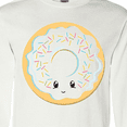 thumbnail image 4 of Inktastic White Donut Long Sleeve T-Shirt, 4 of 5