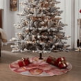 thumbnail image 4 of Daiia Pink Lotus Drawing Merry Christmas Tree Skirt , Xmas Large Lace-up Tree Skirt, Santa Snowflakes Rustic Home Decorations New Year Party Farmhouse Decor-48", 4 of 6