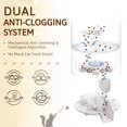 thumbnail image 7 of Homall 4.5L Automatic Cat Vacuum Feeder, Automatic Pet Feeder Gravity Feeder with 2.4G WiFi Control and Anti-Blockage Technology, 7 of 7