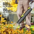 thumbnail image 2 of 2 baterías Leaf Blower Steelite, 21 V, inalámbrico, 150 MPH, 600 CFM, 2 of 7