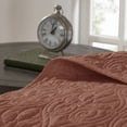 thumbnail image 4 of Witaxima King/Cal King 3-Piece Reversible Quilt Set in Clay Red, Polyester Bedding with Matching Shams, Machine Washable, 4 of 18