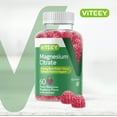 thumbnail image 4 of VITEEY Magnesium Gummies 66mg, Calm Magnesium Citrate Stress Gummies, Raspberry Flavor, 60 Ct, 4 of 7