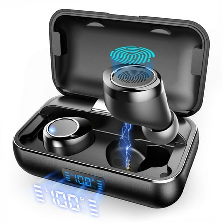 TWS Earphones for OnePlus 9/10/Pro/11 5G/12/12R - Wireless Earbuds Headphones True Stereo Headset Hands-free Mic for OnePlus 9/10/Pro/11 5G/12/12R Phones