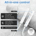 thumbnail image 2 of EFFFERTWQL-USB C Headphones for iPhone 17e/17/17 Pro/17 Pro Max/Air/16e/16/16 Pro/16 Pro Max/16 Plus/15/15 ProMax Wired Earbuds with Microphone & Volume Control HiFi Stereo, Type C Wired Headphones E, 2 of 4