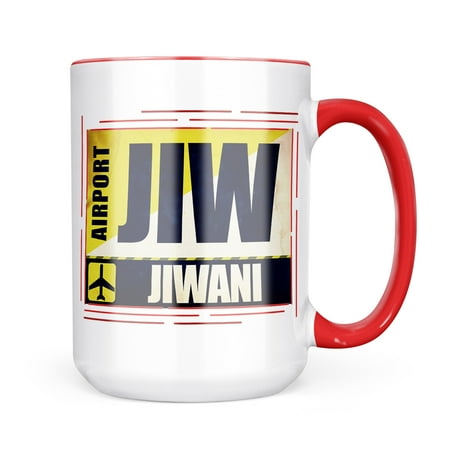 

Neonblond Airportcode JIW Jiwani Mug gift for Coffee Tea lovers