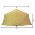 thumbnail image 3 of Jordan Manufacturing 9-foot Half Umbrella, 3 of 8