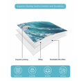 thumbnail image 5 of Blue Teal Coastal Twin Size Down Alternative Comforter, Lightweight Comforter Quilt Bedding Set with Pillow Shams Sea Nautical Ocean Summer Beach All Seasons Bed Comforter Duvet Insert 68"x86", 5 of 7