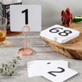 thumbnail image 3 of 50Pcs Table Numbers 1-50, 3.7x4 Inch Table Numbers, 3 of 5
