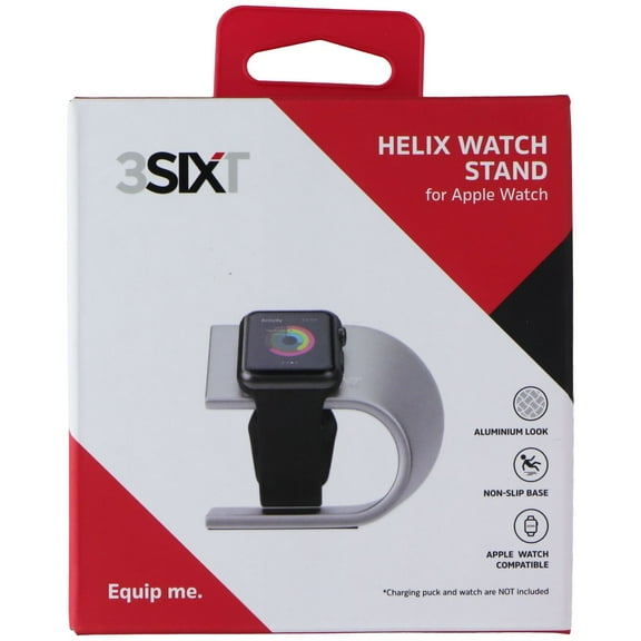 3SIXT Helix Stand Charger for Apple Watch Series (1-6) - Silver