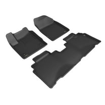 3D MAXpider Custom Fit Kagu Floor Mat (Black) Compatible with Chevrolet Blazer EV 2024-2025 - Full Set