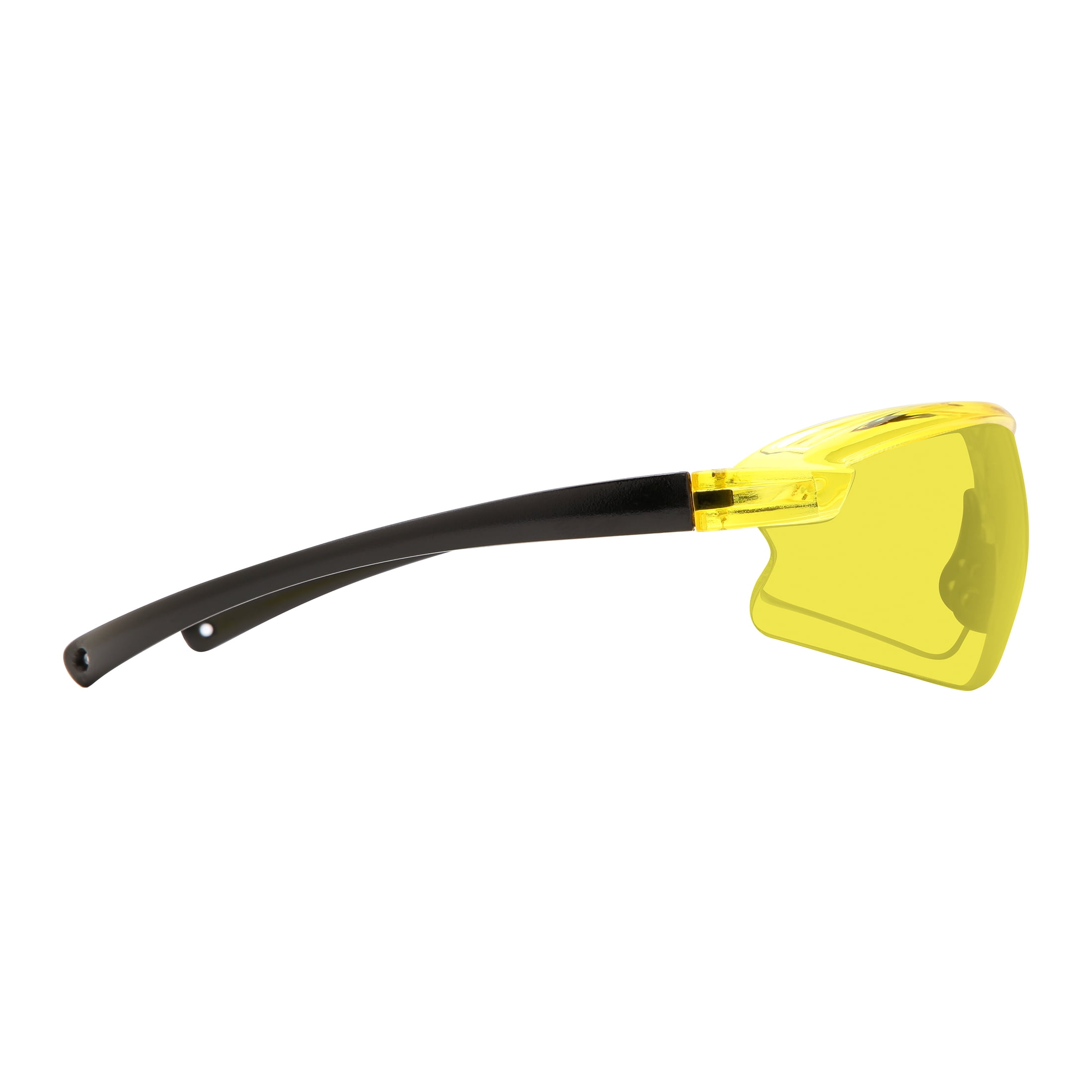 M+ Safety Glasses, Unisex, MS380569ECOLPK 2-Packs Lens yellow/Crystal, 2 units