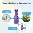 thumbnail image 4 of SouMaox Easter Rabbit Floral Branch Simulated Fleece Bunny Stakes Decorative Spring Flower Picks for Garden Courtyard Home Arrangements, 4 of 9