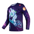 thumbnail image 3 of KEYIYUAN Camiseta de ciclismo de montaña para hombre, maillot de ciclismo de manga larga para motocross, descenso y ciclismo de montaña, 3 of 5