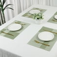 thumbnail image 7 of Unique Bargains Set of 8 Placemats for Kitchen Table Decor Green, 7 of 7
