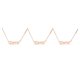 thumbnail image 4 of Collar creativo delicado con colgante de constelaciones Qarigey oro rosa, 4 of 6