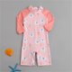 thumbnail image 4 of Trajes de baño para mujer, trajes de baño para mujer y niña, traje de baño estampado de manga larga con cuello redondo y protección solar, traje de baño de verano, traje de baño de poliéster para niña, 4 of 7