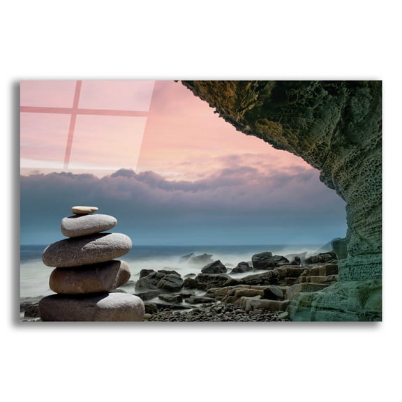 Epic Art 'Feng Shui' by Epic Portfolio Acrylic Glass Wall Art, 16"x12"