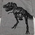 thumbnail image 4 of StylesILove Baby Toddler Boys Grey Dinosaur T-Shirt and Stripe Pants 2pcs Long Sleeve Cotton Outfit (80/6-12 Months), 4 of 7