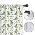 thumbnail image 4 of Blackout Kids Curtains,White Green Dinosaurs Floral Pattern Childrens Insulated Curtains Set Of 2,Bedroom Essentials,Toddler Room Decor 52"x63", 4 of 5