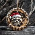 thumbnail image 7 of Shoreew Animal Christmas Ornament 2D Flat Forest Animal Xmas Tree Ornament Acrylic Hanging Woodland Pendant for Garden Tree Home Decor, 7 of 7