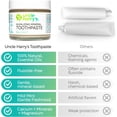 thumbnail image 5 of Uncle Harry's Mild Mint Remineralizing Toothpaste | Natural Whitening Freshens Breath & Promotes Enamel | Vegan Fluoride Free Toothpaste, 3 Oz, 5 of 7