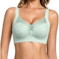 thumbnail image 2 of Afdoent Bras for Women Seamless Lace Backless Bra Push Up Lift Fixed Cup Vest Style Wireless Comfy Everyday Bra, 2 of 7