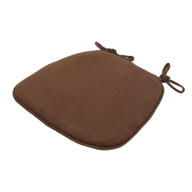Youkk Extra Long Chair Cushion - Soft Texture Better Support Stability High Density Sponge Anti-slid Bottom Zipping Brown (43x41x35cm) 1 Pc