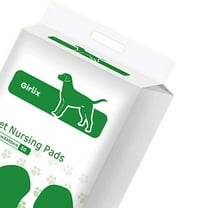 Girlix Diapers for pets, 50 pcs Super Soft and Absorbent Dog Diaper Booster Pads, White