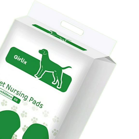 Girlix Diapers for pets, 50 pcs Super Soft and Absorbent Dog Diaper Booster Pads, White