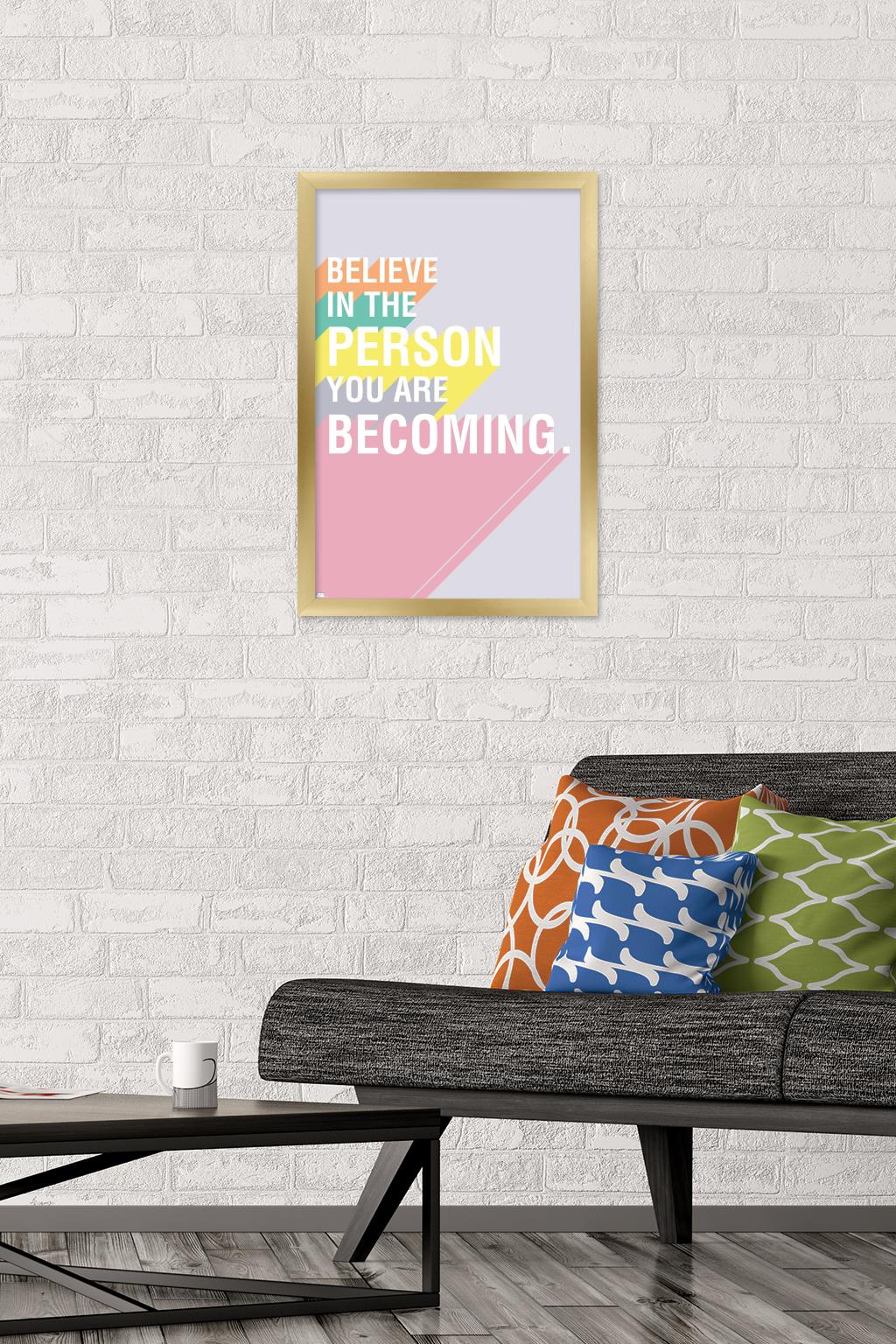 Jenny Redman - Believe Wall Poster, 14.725" x 22.375", Framed